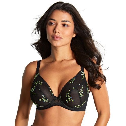 Panache Meadow Plunge Bra - Black