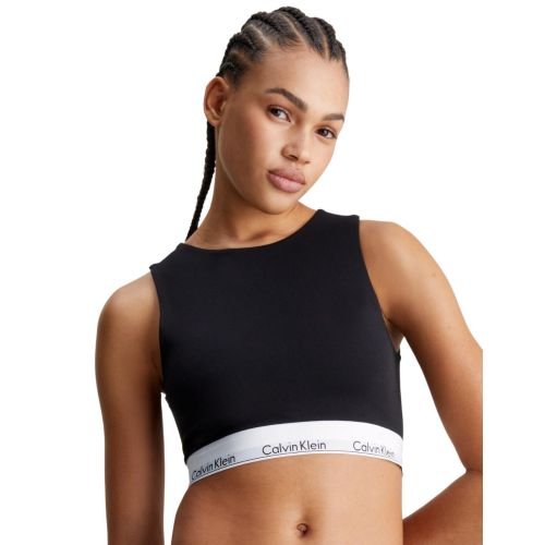 Calvin Klein Modern Cotton Unlined Bralette - Black