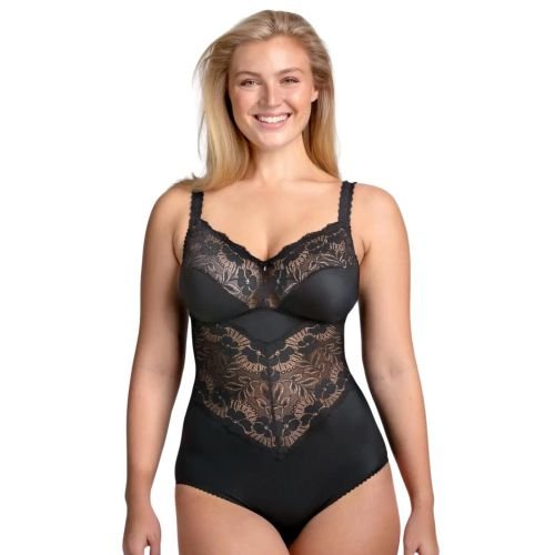 Miss Mary Of Sweden Fantastic Flair Bodysuit - Black