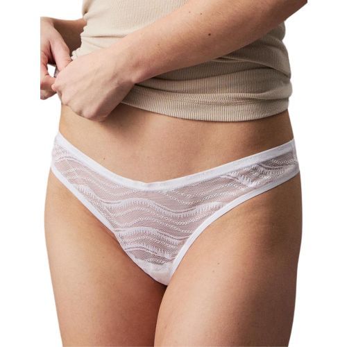Calvin Klein 3 Pack Thong - Calypso Coral / Cedar / White