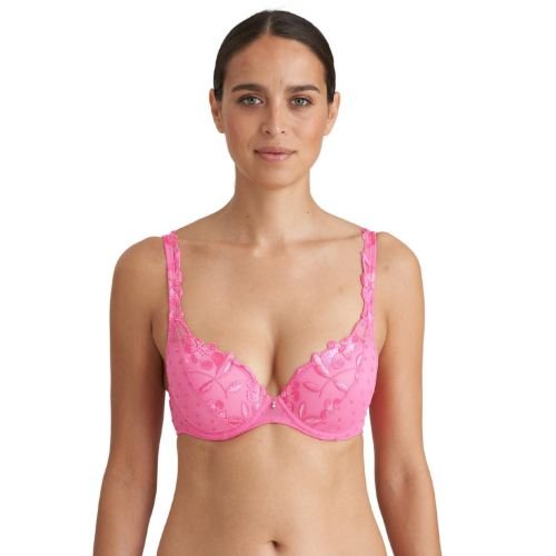 Marie Jo Agnes Padded Plunge Bra - Paradise Pink