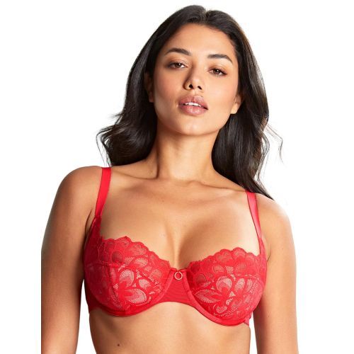 Panache Allure Balcony Bra - Ruby Red