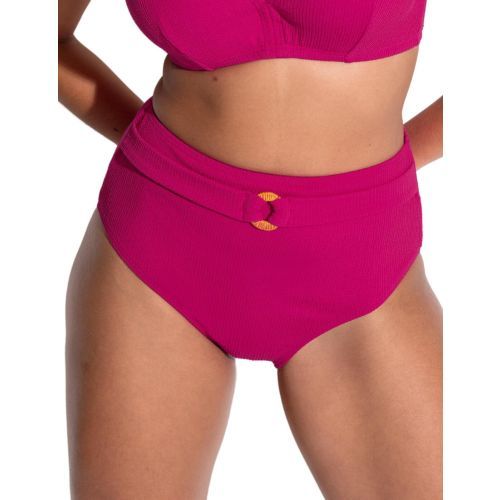 Pour Moi Cali High Waist Control Bikini Brief - Pink