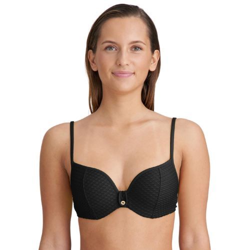 Marie Jo Brigitte Padded Heartshape Bikini Top - Black