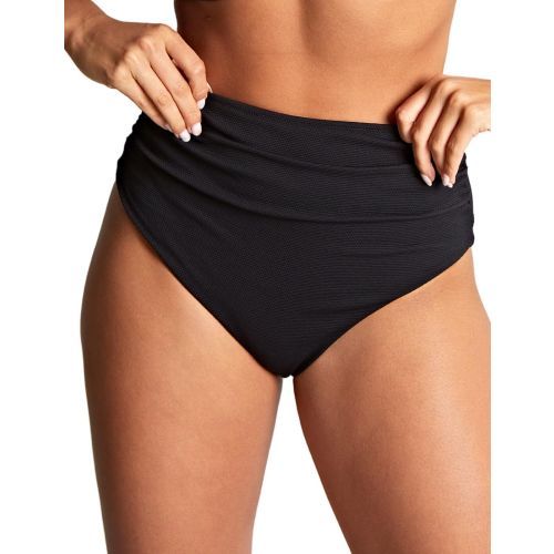 Panache Spirit High Waist Brazilian Bikini Brief - Black