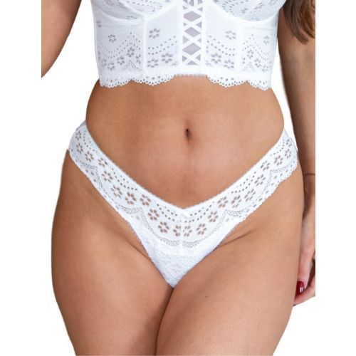 Pour Moi Swoon Thong - White
