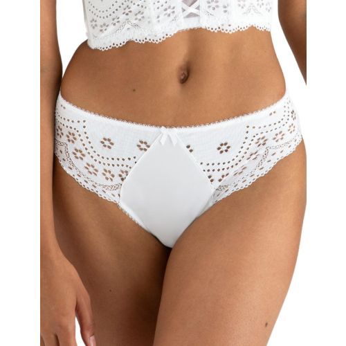 Pour Moi Swoon High Waist Brief - White
