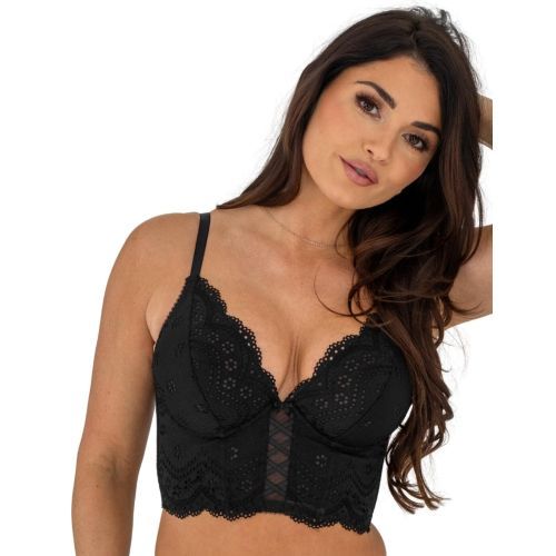 Pour Moi Swoon Bustier Bra - Black