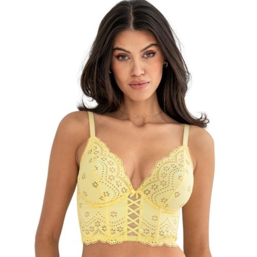 Pour Moi Swoon Bustier Bra - Lemon
