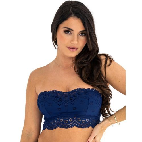Pour Moi Swoon Longline Bra - Navy
