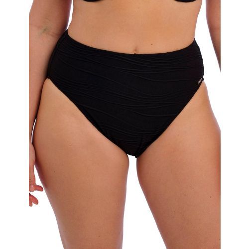 Fantasie Beach Waves High Waist Bikini Brief - Black