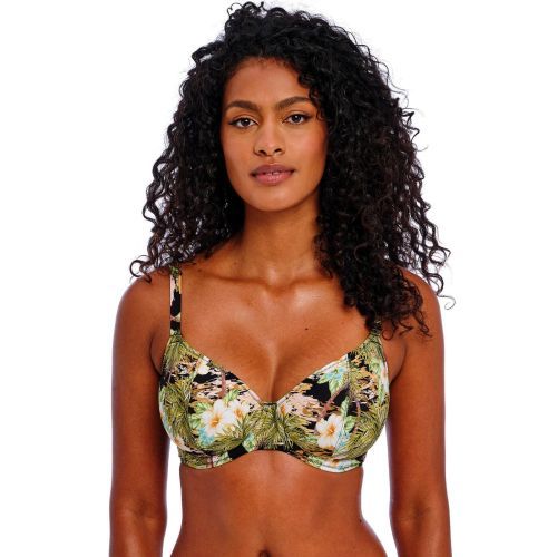 Freya Bahama Shores Plunge Bikini Top - Black