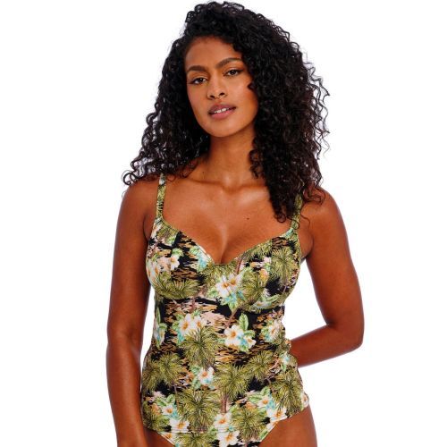 Freya Bahama Shores Tankini Top - Black