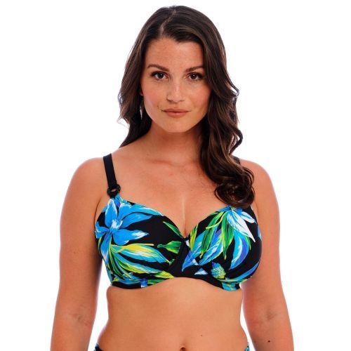 Fantasie Talm Beach Gathered Full Cup Bikini Top - Black