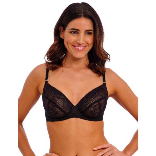 Wacoal Sensu Lace Underwired Bra - Black