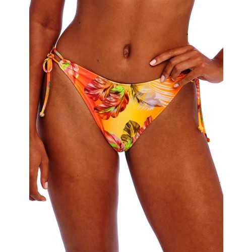 Freya Miami Sunset High Leg Bikini Brief - Papaya