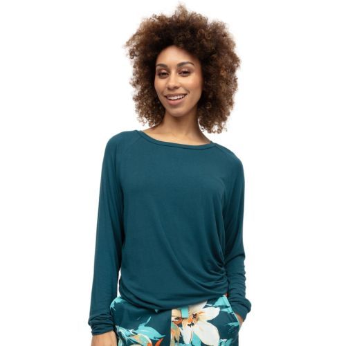 Cyberjammies Goldie Slouch Jersey Pyjama Top - Teal
