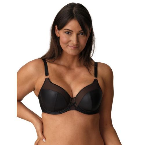 Prima Donna Twist Zipolite Padded Heartshape Bra - Black