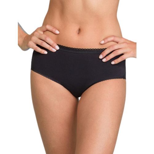 Playtex Stretch Cotton Midi Brief 3 Pack - Black