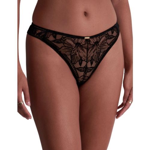 Aubade Coeur A Corps Tanga Brief - Noir