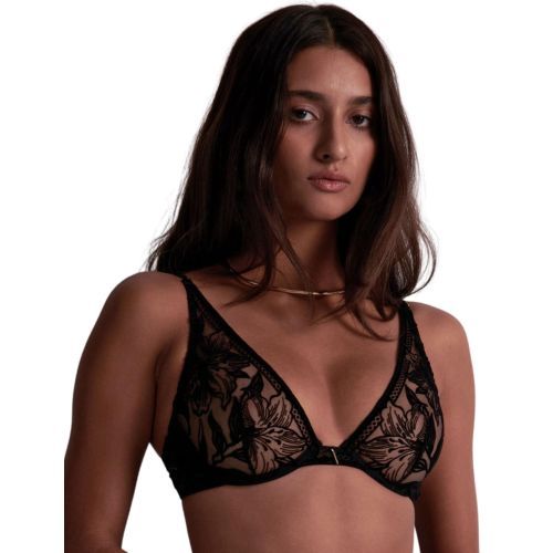 Aubade Coeur A Corps Triangle Bra - Noir