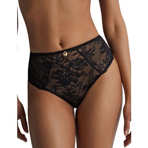Aubade Gold Pleasure High Waist Brief - Black Light