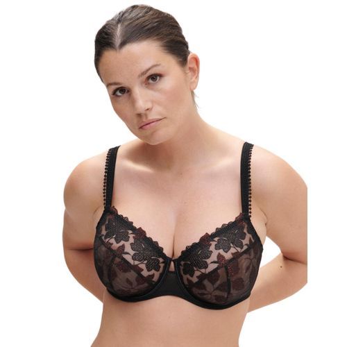 Simone Perele Dahlia Full Cup Bra - Copper Black