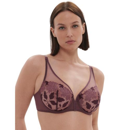 Simone Perele Dahlia Plunge Bra - Byzantine