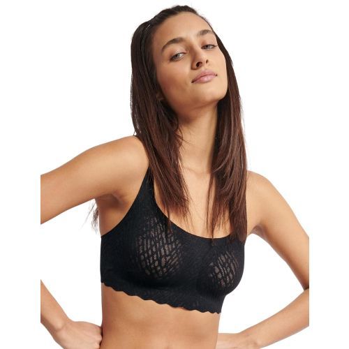 Sloggi Zero Feel Bliss Bralette Top - Black