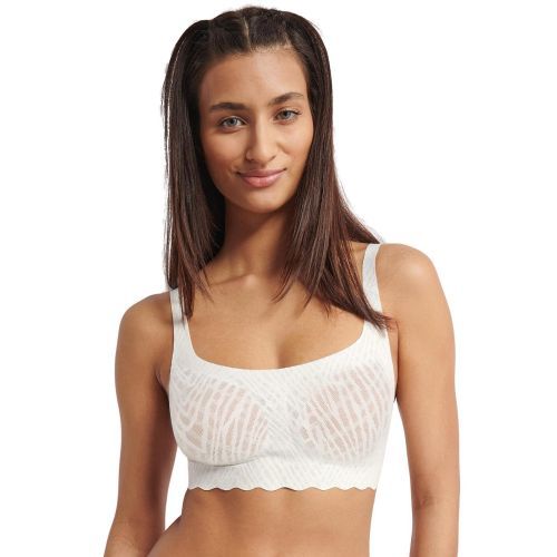 Sloggi Zero Feel Bliss Bralette Top - Silk White