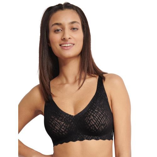 Sloggi Zero Feel Bliss Soft Bra - Black