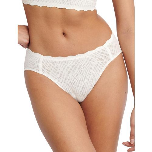 Sloggi Zero Feel Bliss High Leg Brief - Silk White