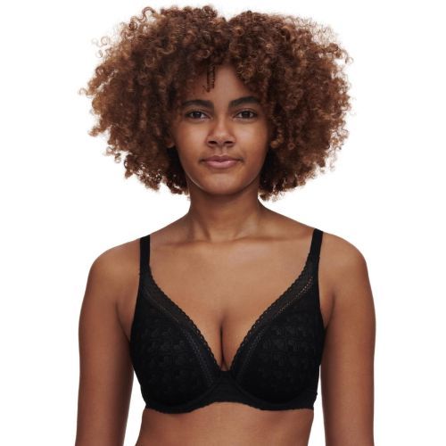 Chantelle Ace Plunge T Shirt Bra - Black