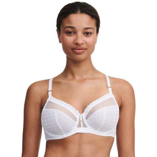 Chantelle Monogram Full Cup Bra - White