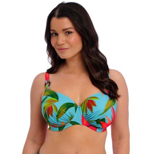 Fantasie Pichola Gathered Full Cup Bikini Top - Aqua