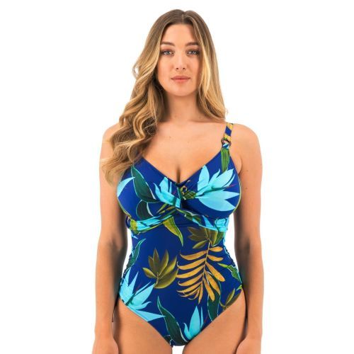 Fantasie Pichola Adjustable Twist Front Swimsuit - Tropical Blue