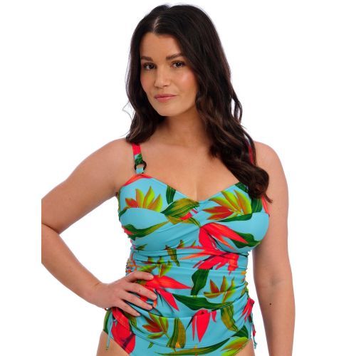 Fantasie Pichola Twist Front Tankini Top - Aqua