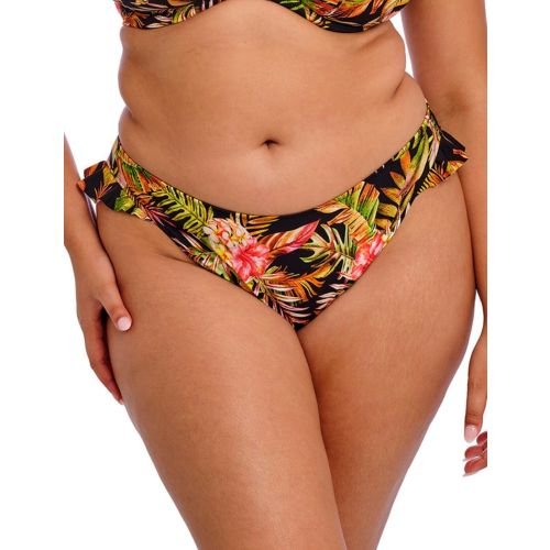 Elomi Tiger Valley High Leg Bikini Brief - Black