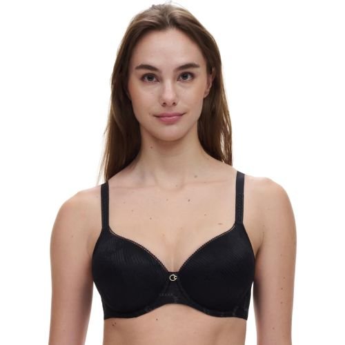 Chantelle Intrigue T Shirt Bra - Black