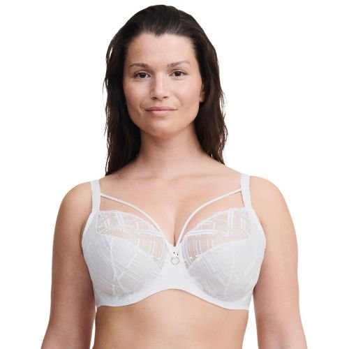 Chantelle Graphic Support Full Cup Bra - White