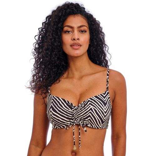 Freya Fiji Falls Bralette Bikini Top - Black