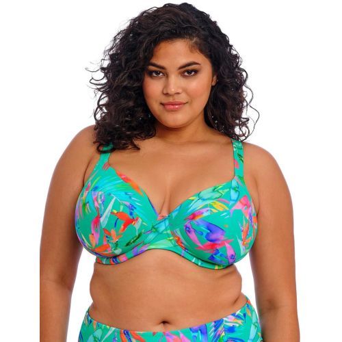 Elomi Toyama Tides Plunge Bikini Top - Jade