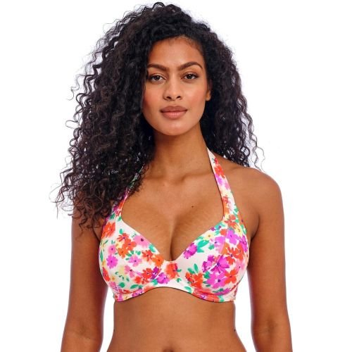 Freya Summer Soul Halter Bikini Top - White