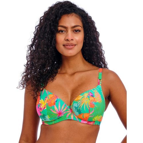 Freya Isla Margarita Plunge Bikini Top - Jade