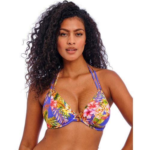 Freya Tiger Valley Halter Bikini Top - Ultramarine