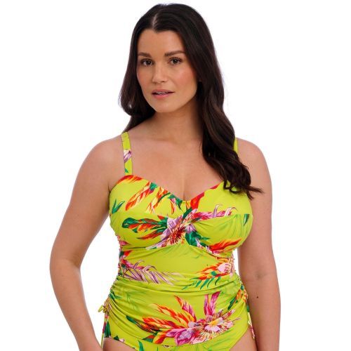 Fantasie Cala Macarella Underwired Twist Front Tankini Top - Zest