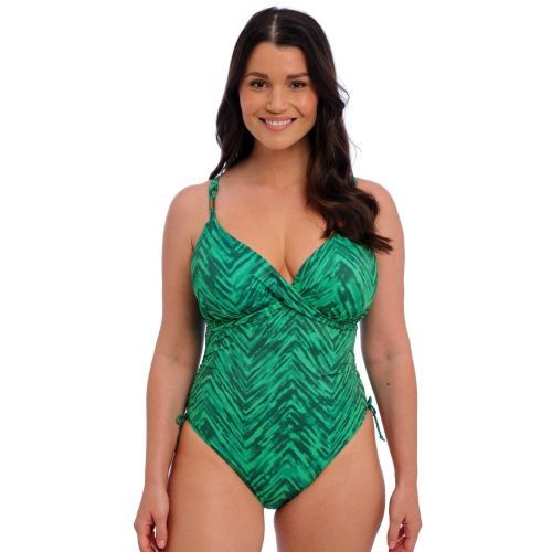Fantasie Punta Mita Underwired Plunge Swimsuit - Emerald