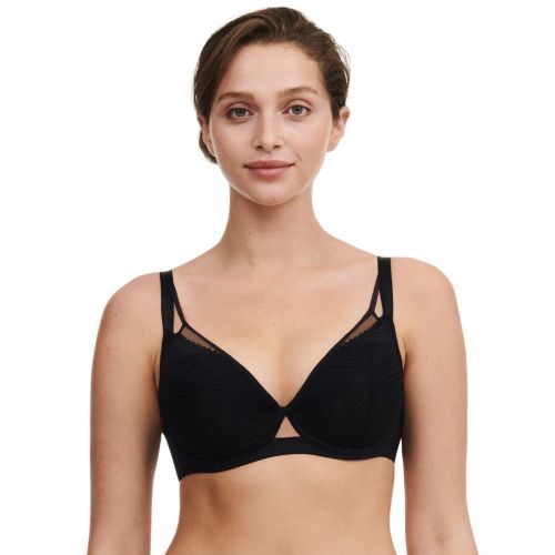 Chantelle Play Plunge T Shirt Bra - Black