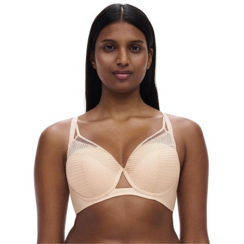 Chantelle Play Plunge T Shirt Bra - Golden Beige