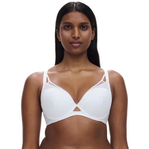 Chantelle Play Plunge T Shirt Bra - White